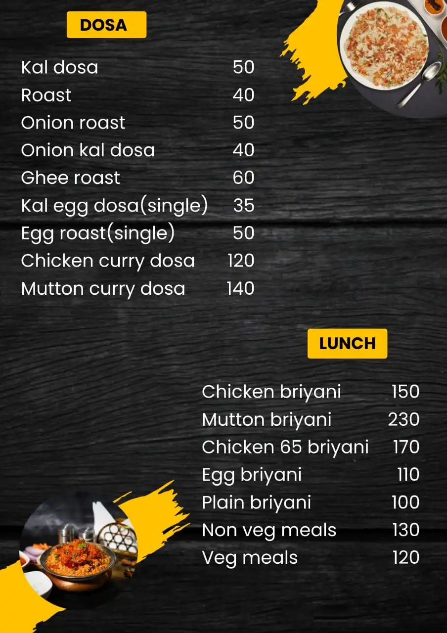 Indian Bread | Briyani's|Meal's-menu